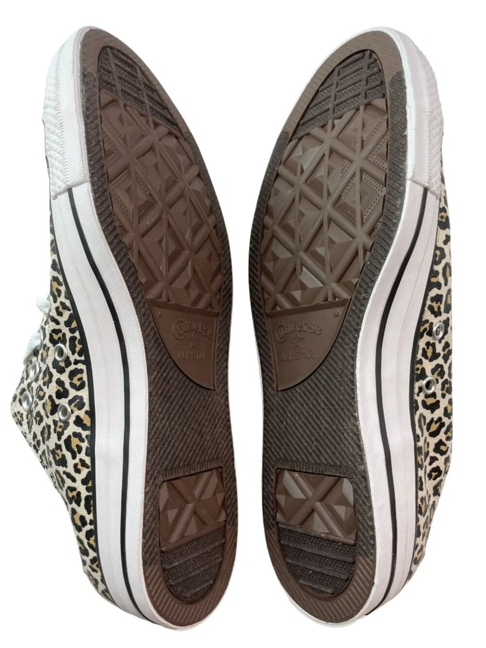 Converse Chuck Taylor All Star Leopard Print Low Top Sneakers Men's 9 Women's 11 - Picture 8 of 10